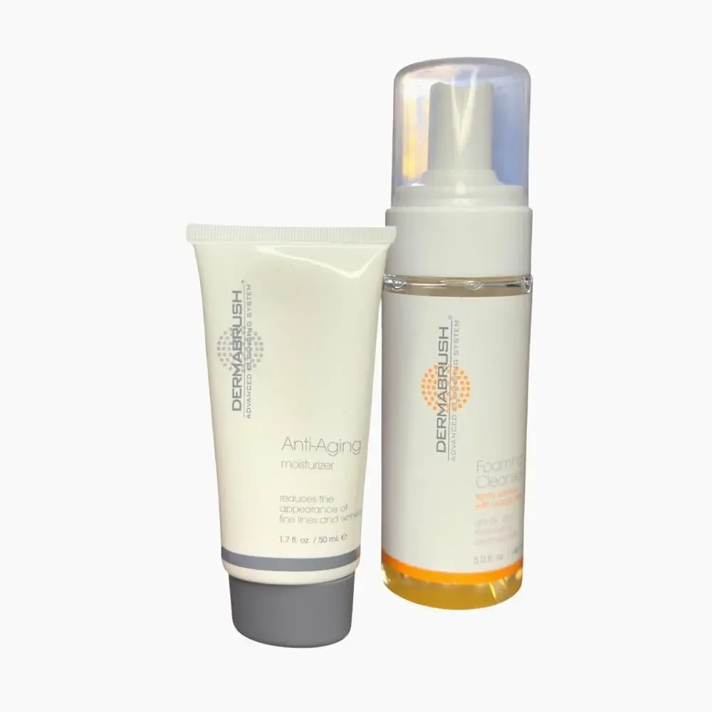 Dermabrush Anti-Aging Moisturizer‎ & Dermabrush Foaming Cleanser